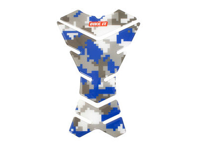 BIKE IT Blue Urban Camo Spine Tank Pad