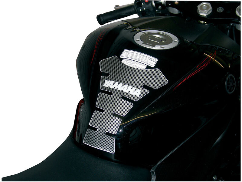 BIKE IT Carbon Effect Logo Spine Tank Pad - Yamaha click to zoom image