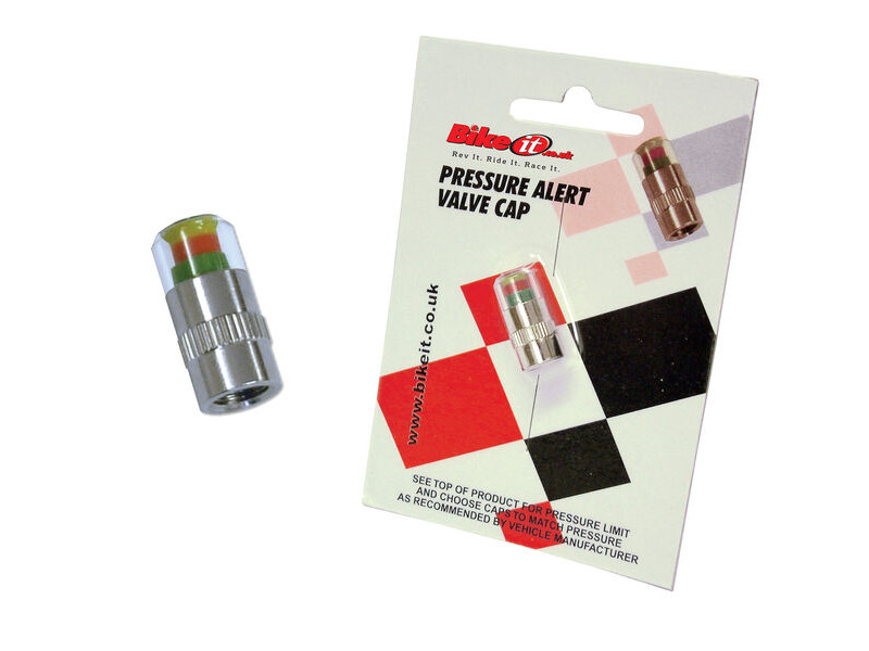 BIKE IT Pressure Alert Valve Cap 32-34 PSI Range click to zoom image