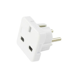 BIKE IT Euro 2 Pin AC Travel Adaptor 