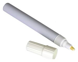 BIKE IT White Tyre Marker Pen With Round Nib 