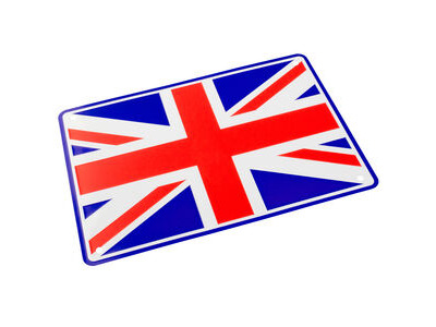 BIKE IT Aluminium Parking Sign - Union Jack