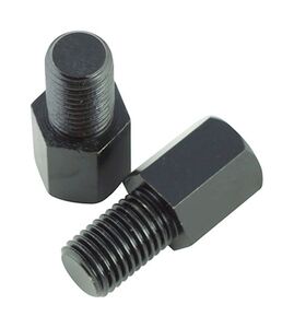 BIKE IT Mirror Adaptor To Convert Standard 8mm Thread To Reverse Thread 