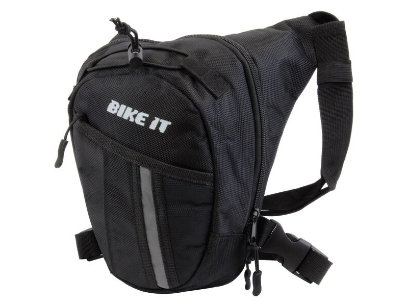 BIKE IT Motorcycle Large Thigh Expedition Pouch (25x23x10cm) click to zoom image