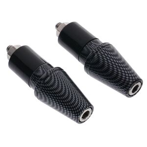 BIKE IT Bullet Carbon Effect Bar Ends 