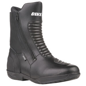 BIKE IT 'Preto' Black Mid Length Waterproof Motorcycle Boot click to zoom image