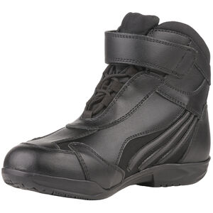 BIKE IT 'Perun' Low-Cut Black Waterproof Motorcycle Boot click to zoom image