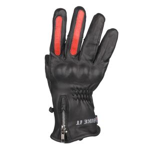 BIKE IT 'AMP' Road Glove (Black / Red ) click to zoom image