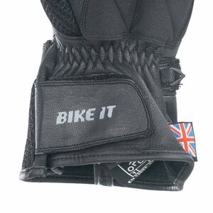 BIKE IT "Triple Black Air" Summer Motorcycle Glove click to zoom image