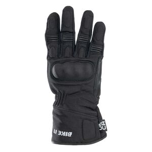 BIKE IT "Triple Black" All-Seasons Motorcycle Glove click to zoom image