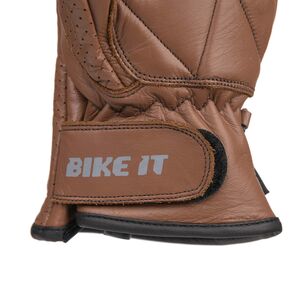 BIKE IT Cruiser Gloves Air 'CGA' (Brown) click to zoom image