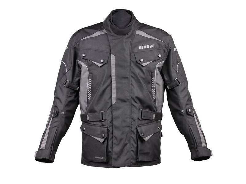 BIKE IT 'Burhou' All-Season Motorcycle Adventure Jacket click to zoom image