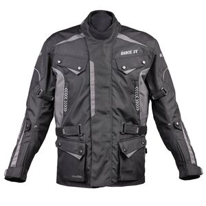 BIKE IT 'Burhou' All-Season Motorcycle Adventure Jacket click to zoom image