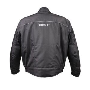 BIKE IT 'Herm' Motorcycle Waterproof Bomber Jacket click to zoom image