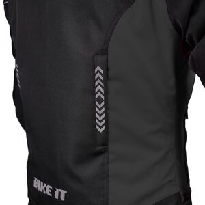 BIKE IT 'Insignia' Ladies Motorcycle Jacket (Black) click to zoom image