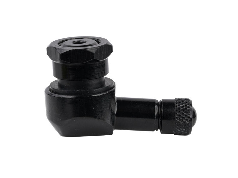 BIKE IT Aluminium 90deg. Tubeless Valve 11.3mm (Black - 1 Piece) click to zoom image