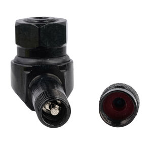 BIKE IT Aluminium 90deg. Tubeless Valve 8.3mm (Black - 1 Piece) click to zoom image