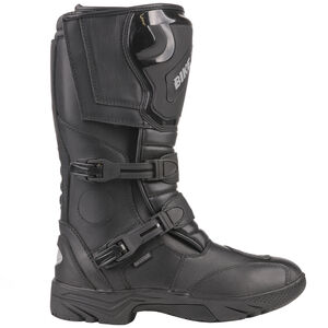 BIKE IT 'Triple-Black' Motorcycle Adventure Boot (Black) click to zoom image