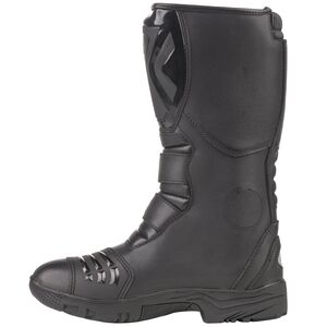 BIKE IT 'Triple-Black' Motorcycle Adventure Boot (Black) click to zoom image