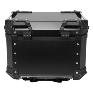 BIKE IT 45 Litre Rigid Aluminium Luggage Top Box click to zoom image