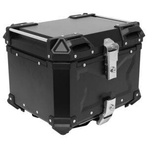 BIKE IT 45 Litre Rigid Aluminium Luggage Top Box click to zoom image