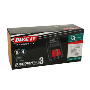 BIKE IT Guardian Pro 3 Intelligent Battery Charger and Maintainer 12/14.4V 3.8A click to zoom image