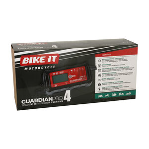 BIKE IT Guardian Pro 4 Intelligent Battery Charger and Maintainer 6/12/14.4V 6A click to zoom image