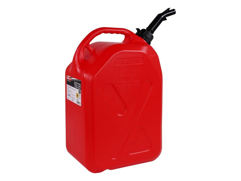 BIKE IT 20 Litre Fuel Can With Push To Pour Nozzle - Red click to zoom image