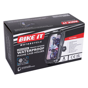 BIKE IT Universal Touch Screen Waterproof Phone Case Holder click to zoom image