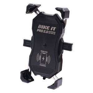 BIKE IT Pro2 Wireless Phone Charger Cradle with USB 