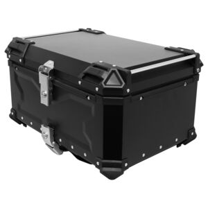 BIKE IT 65 Litre Rigid Aluminium Luggage Top Box click to zoom image