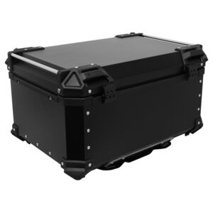 BIKE IT 65 Litre Rigid Aluminium Luggage Top Box click to zoom image