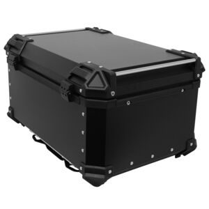 BIKE IT 65 Litre Rigid Aluminium Luggage Top Box click to zoom image