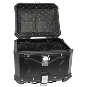 BIKE IT 36 Litre Rigid Aluminium Luggage Top Box click to zoom image