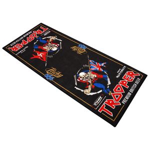 BIKE IT LTD Edition Iron Maiden Trooper Motorcycle Garage Mat 190 x 80 cm click to zoom image