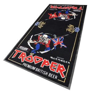 BIKE IT LTD Edition Iron Maiden Trooper Motorcycle Garage Mat Expert Rubber Backed 240 x 103cm 