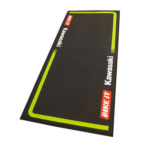 BIKE IT Kawasaki MX2 Motocross Race Team Garage Mat 190 X 80cm 