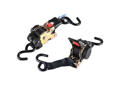 BIKE IT Auto Retractable Ratchet Tiedowns 25mm x 1.8M 2pcs