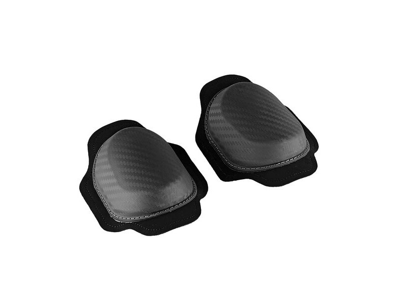 BIKE IT Knee Sliders (Pair) Black Carbon Effect Oval click to zoom image
