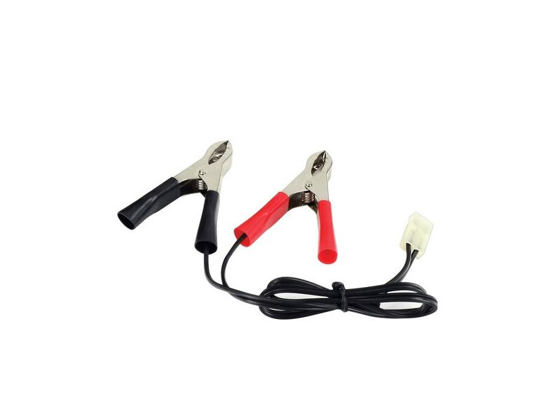 BIKETEK Battery Charger Female Connector Lead With Crocodile Clip Attachment click to zoom image