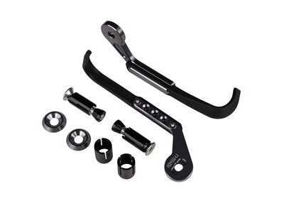 BIKETEK Lever Control Guards CNC Titanium / Black ABS Tip