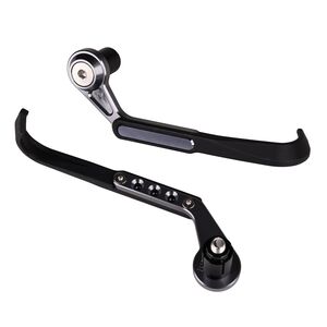 BIKETEK Lever Control Guards CNC Titanium / Black ABS Tip click to zoom image