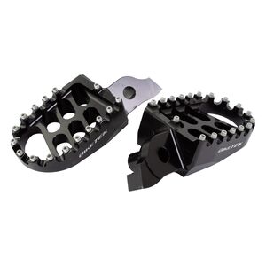 BIKETEK MX Forged Wide Platform Footpegs Suzuki Black #33BLK 