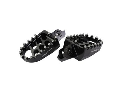 BIKETEK MX Forged Wide Platform Footpegs Suzuki Black #44BLK