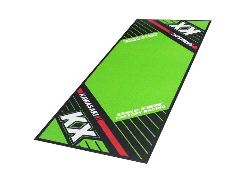 BIKETEK Garage Mat Series 6 Kawasaki KX 190 x 80 cm click to zoom image