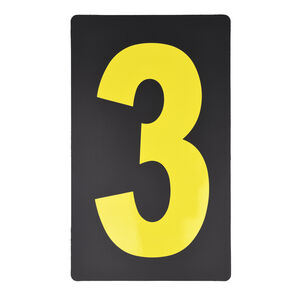 BIKETEK Pit Board Number Kit Yellow 37pcs click to zoom image