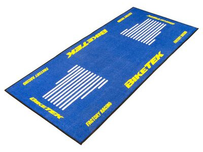 BIKETEK Series 3 Blue White Yellow Garage Mat 190 X 80cm