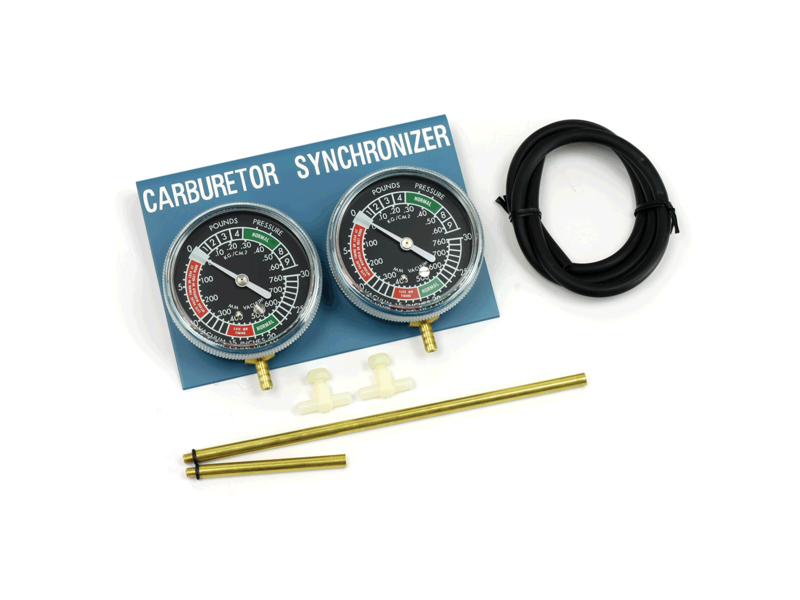 BIKETEK Vacuum Gauge 2 Cylinder click to zoom image