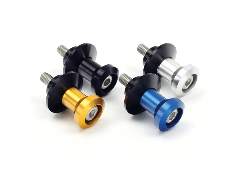 BIKETEK Blue 6mm 1 Pitch Swing Arm Spools click to zoom image