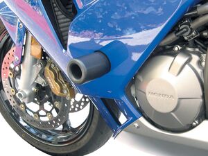 BIKETEK Black STP Crash Protector For Suzuki GSXR600 K1-K3 (Street) 01-02 GSXR750 Y-K3 00-03 